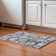 Tapis gris Cerrito lavable à la machine de qualité supérieure