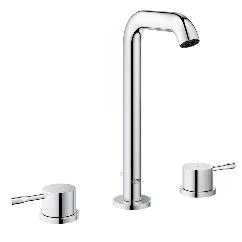 Robinet de salle de bain surdimensionné Essence, Chrome ciel étoilé