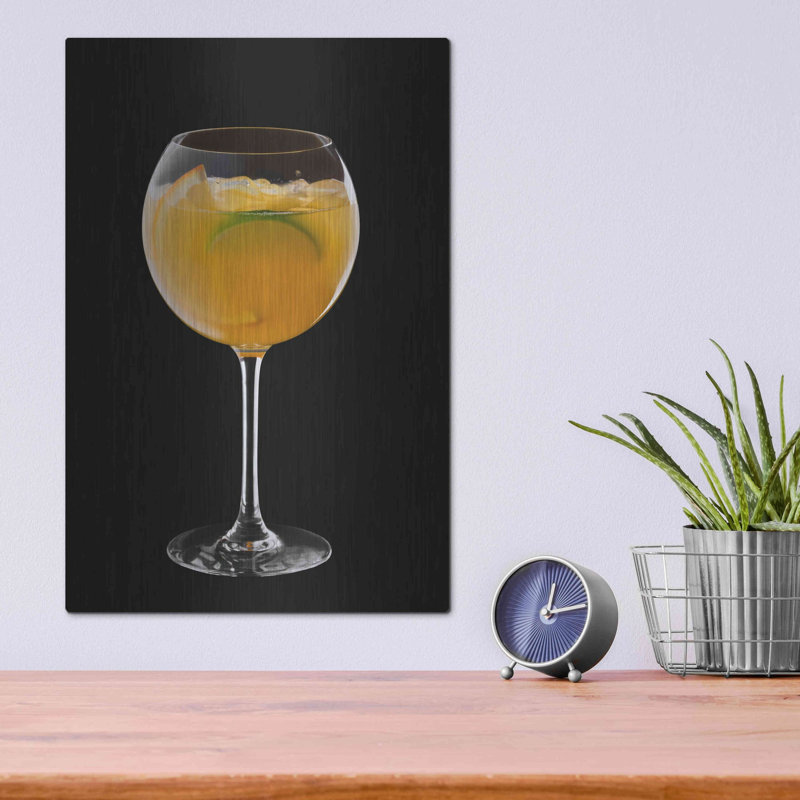 «Mimosa» par Epic Portfolio, art mural en métal, H 16 po x l 12 po