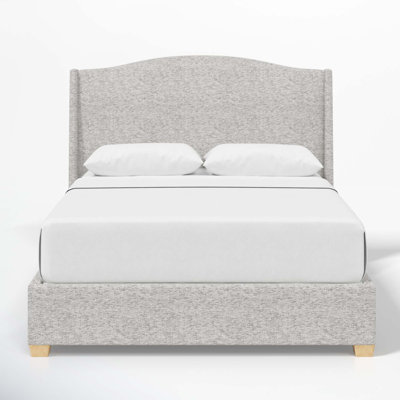 Allis Wingback Platform Bed