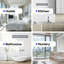 Grille de registre décorative pour mur et plafond en métal blanc mat-108369907
