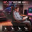 Soontrans Velvet Fabric Gaming Chair with Footrest High Back Ergonomic Gamer Chair with Headrest and Massage Lumbar Cushion Reclining Computer Office Game Chair for Adults, Black&Red-118618122
