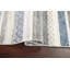 Tapis gris / bleu / ivoire noué à la main de conception unique 4 pi x 6 pi New Age