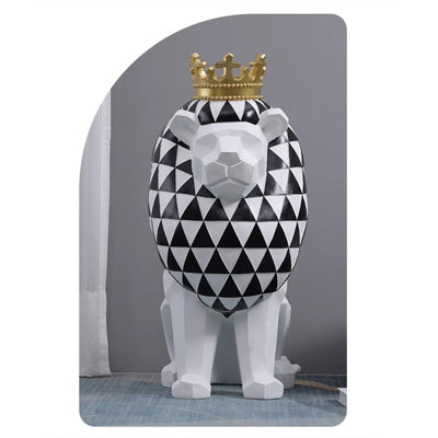 Large Lion Floor Statue Ornament