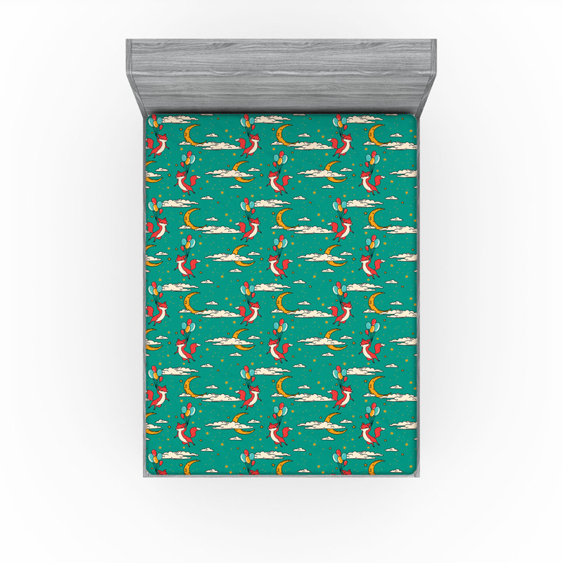 Multicolore Ambesonne, California King Fitted Sheet