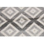 Tapis géométrique gris