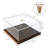 Acrylic Bread Box Wood Food Storage