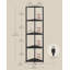 146.6cm H x 32cm W Steel Corner Bookcase-1375478717