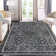 Suttle Oriental Machine Washable Rugs Floral Non-Slip Rug for Living Room Bedroom Nursery Dining Table Bedside Decor