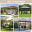 Rideaux à 4 panneaux latéraux pour pavillon de jardin, seulement rideaux-111656002-111655996