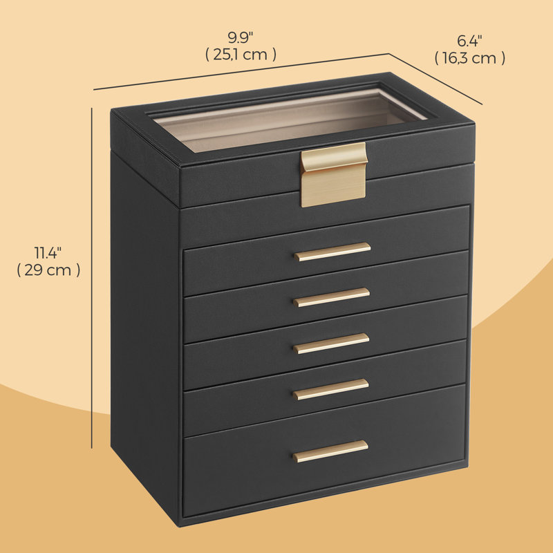 Jewellery Box +, Black and Gold