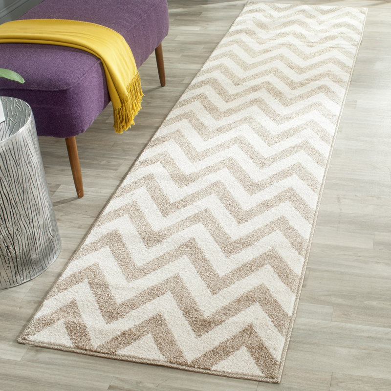 Falstaff Performance Chevron Rug, Runner 2'3" x 11'