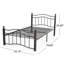 Structure de lit plateforme simple Doyle-688707469