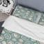 Ensemble de housse de couette en microfibre vert / rose clair 2 pièces-147102920