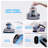Jigoo S100 Cordless Mattress Vacuum - 10kpa Suction, 80k Tapping, 99.9% Mite Elimination With Uv Light & Smart Sensor (us Plug)