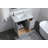 Selma 36'' Single Bathroom Vanity with Engineered Marble Top-192285968