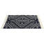 Blue My Mind Southwestern Area Rug in Dark Navy/White-778840318