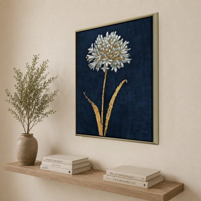 «Shimmering Summer I Indigo» par James Wiens - impression sur toile