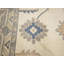 Très grand tapis carré Oushak Chobi Mf Taille exacte: 11 pi 11 po x 12 pi 1 po