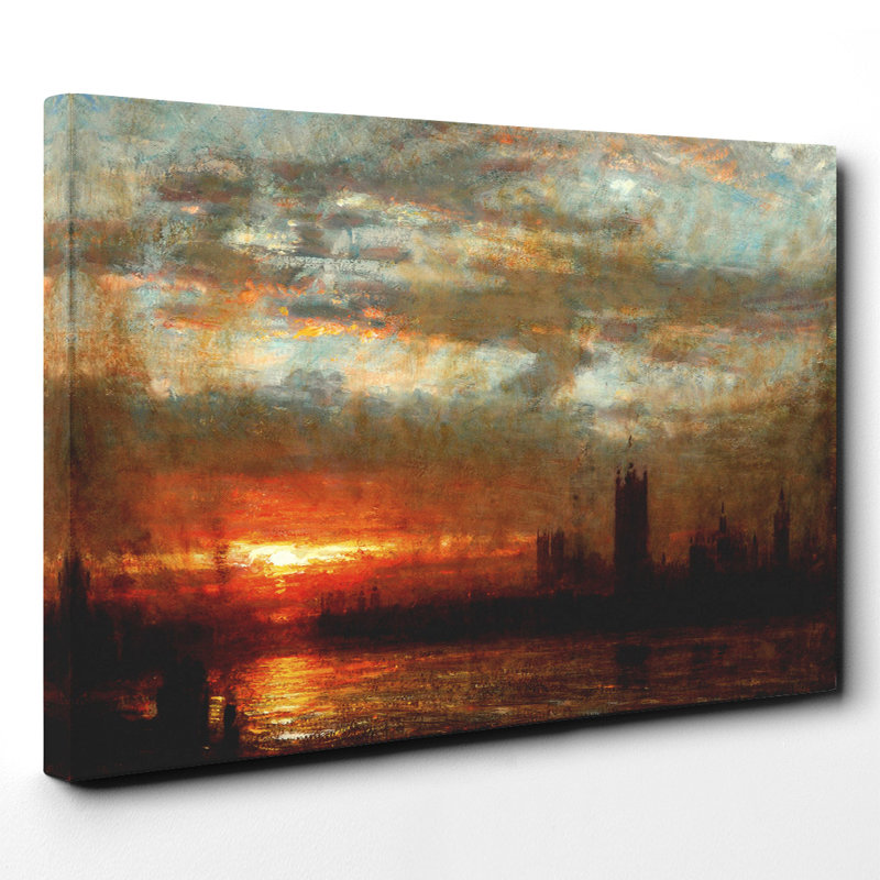 Westminster J.M.W. Turner - Wrapped Canvas Painting, 35cm H x 50cm W