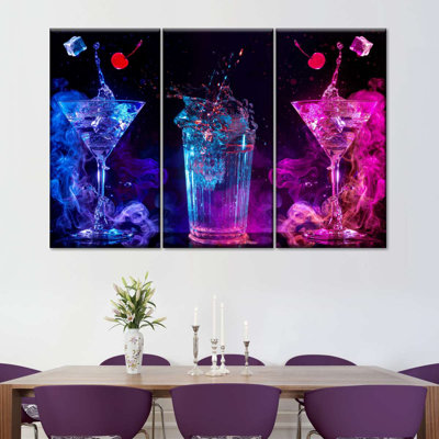 " Party Cocktails " by SodaPopArt 3 - Pieces