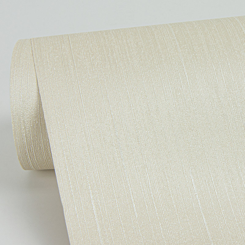 Rouleau de papier peint L 33 pi x l 20,9 po Noar, Crème, crème