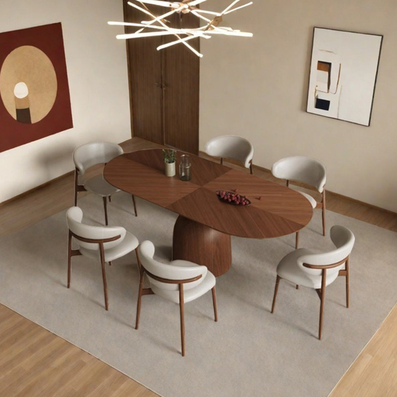 Ensemble de table de salle à manger Parquet, H 29,53 po x L 62,99 po x l 31,5 po