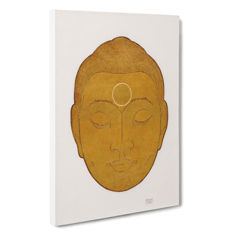 Head Of Buddha Vol.1 by Reijer Stolk - Wrapped Canvas, 60cm H x 40cm W x 3cm D