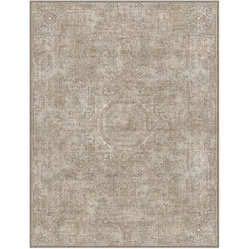Tapis de style oriental espy amman rétro, Rectangle 6 pi x 9 pi