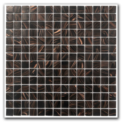 Celestial 0.8" x 0.8" Glass Grid Mosaic Wall & Floor Tile