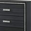 Commode au fini noir patiné