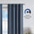 Nautica Robin Synthetic Solid Color Room Darkening Thermal Back Tab/Rod Pocket Single Curtain Panel-64819176-64819178