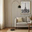 Libni Black Floor Lamp