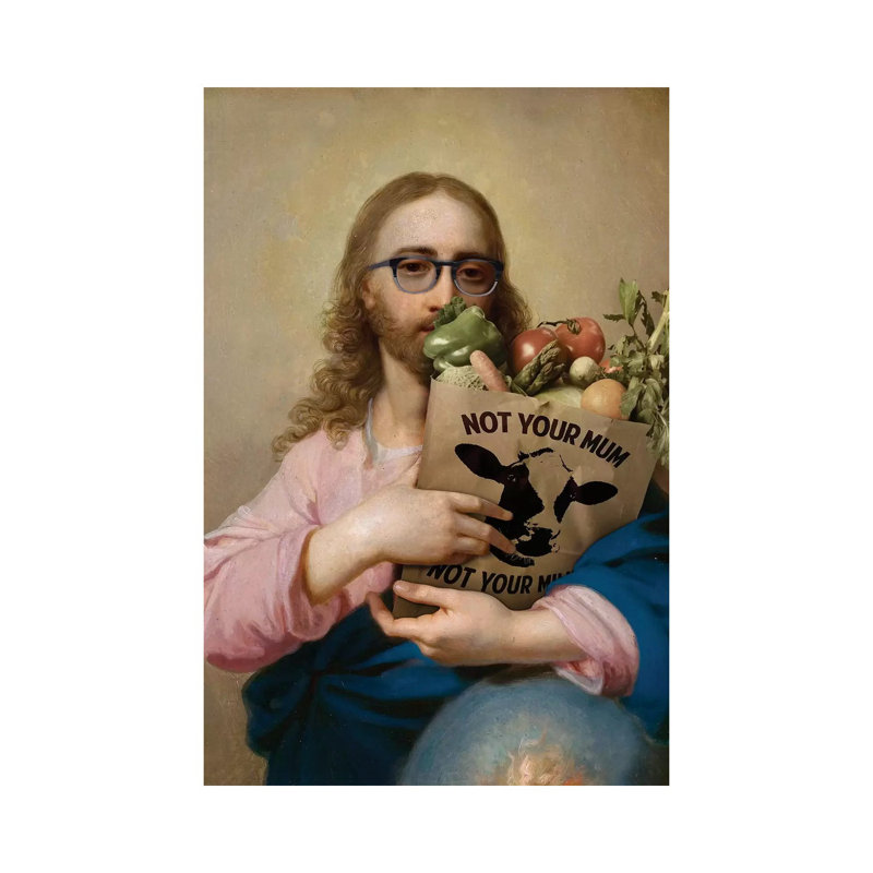 New Religion by José Luis Guerrero - Wrapped Canvas Print, 20.32 cm H x 30.48 cm W