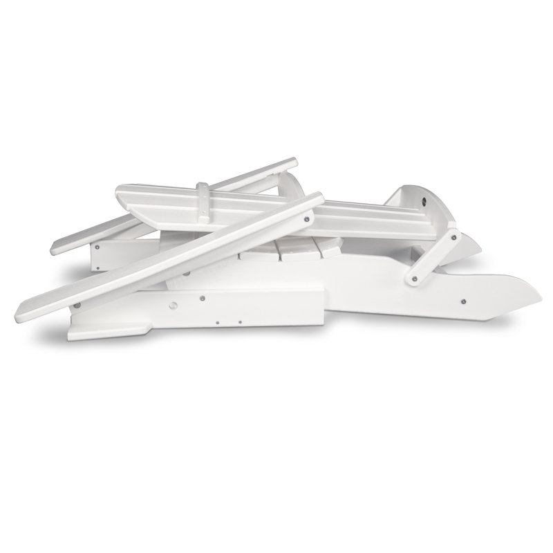 Adirondack pliant POLYWOOD Palm Coast, Blanc