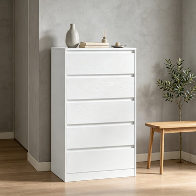 60 cm W Chest of 5 Drawers