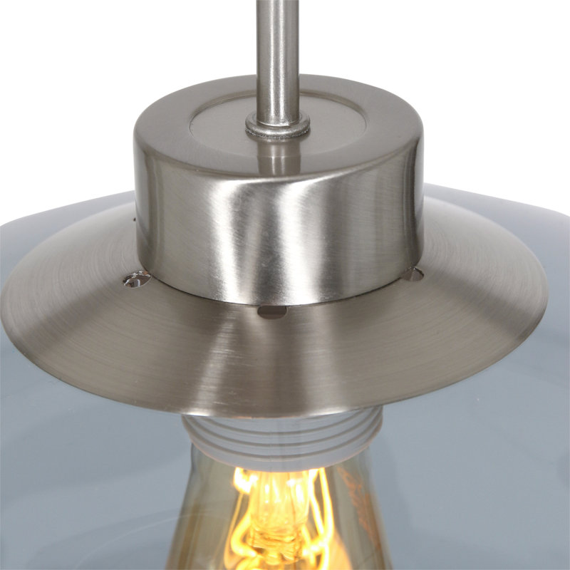 Soule 1 - Light Grey Dome Pendant