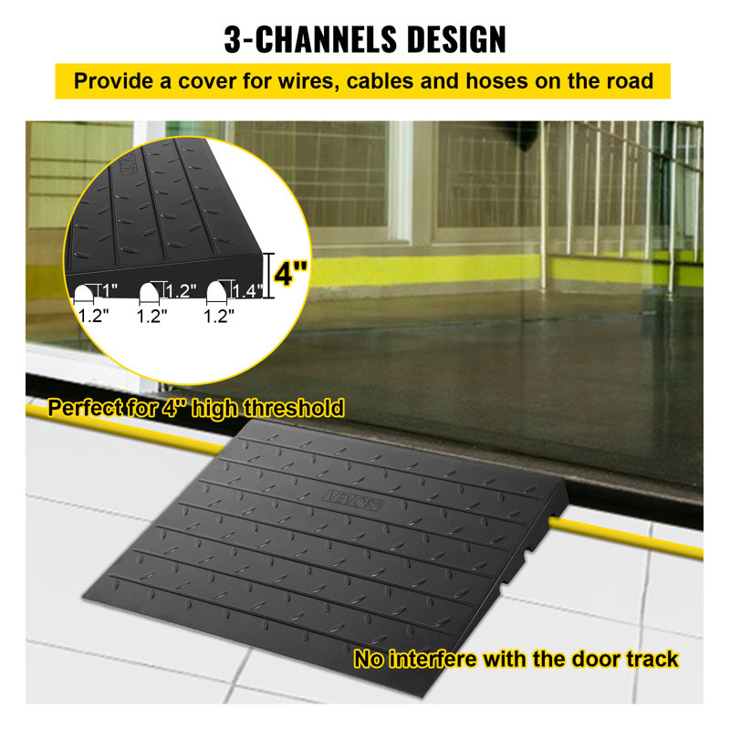 Vevor Threshold Ramp, 4" H x 41.8" W x 24" L