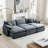 Oversized Modular Cushioned Sofa-454804667