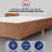 14-Inch Premium Kauly Material Wood Bed Frame, Comfortable Foundation with Acrylic Legs-88868861-88868857