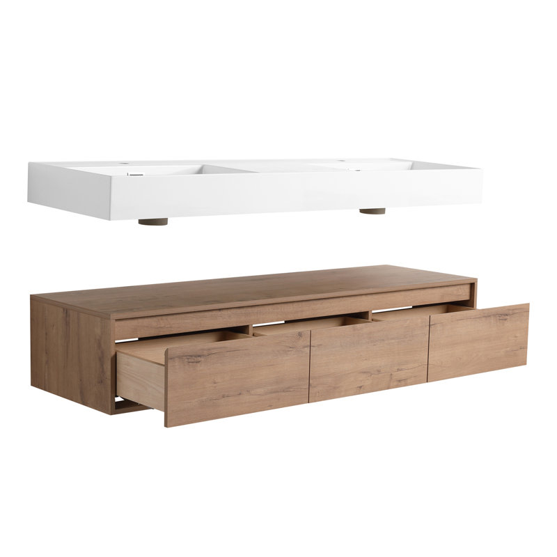 Wall-Mounted Bathroom Vanity