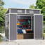 PP/Aluminum Alloy Outdoor Tool Shed