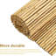 Rouleau de clôture en bambou naturel, écran d'intimité écologique, 6 pi de haut x 8 pi de long, idéal pour le jardin et l'extérieur