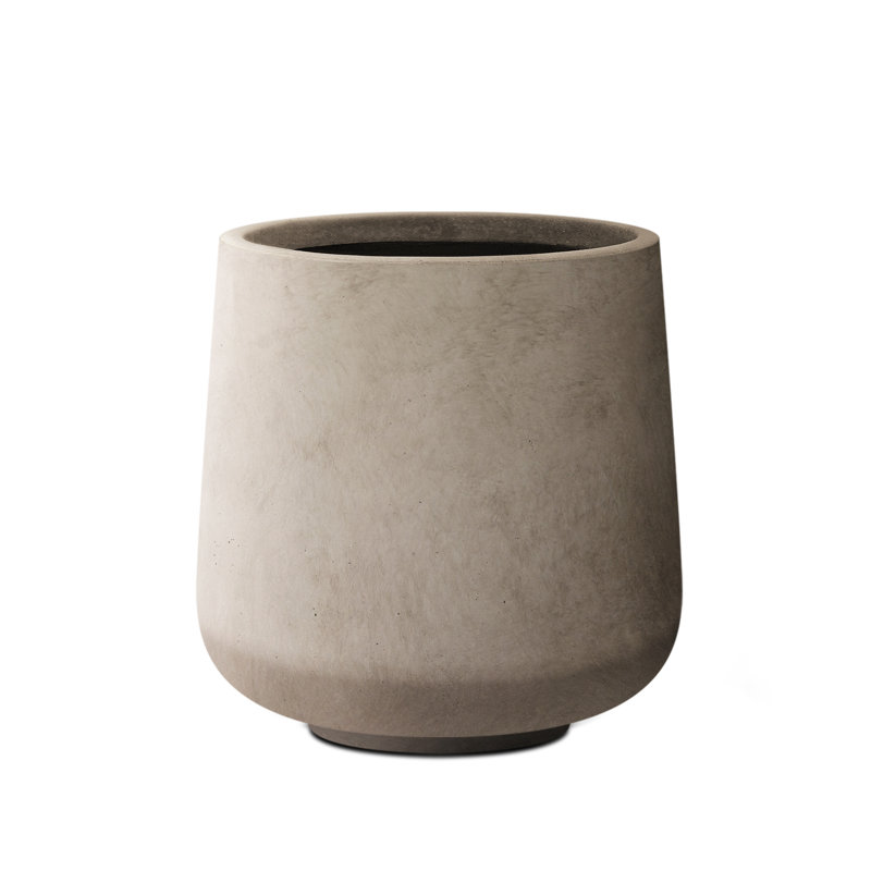 Laihla Pot Planter, 17.3" H x 16.5" W x 16.5" D, Brown