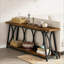 Table de couloir, console rétro, table de canapé robuste-124923086