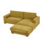 Canapé modulaire rembourré avec repose-pieds amovible-357018614