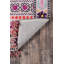Tapis oriental rose en laine touffeté à la main Deyanna-2072011844