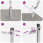 Vidaxl Fence Posts With Base Plates 26 Pcs Diameter32mm Galvanised Steel-114618956-114618955