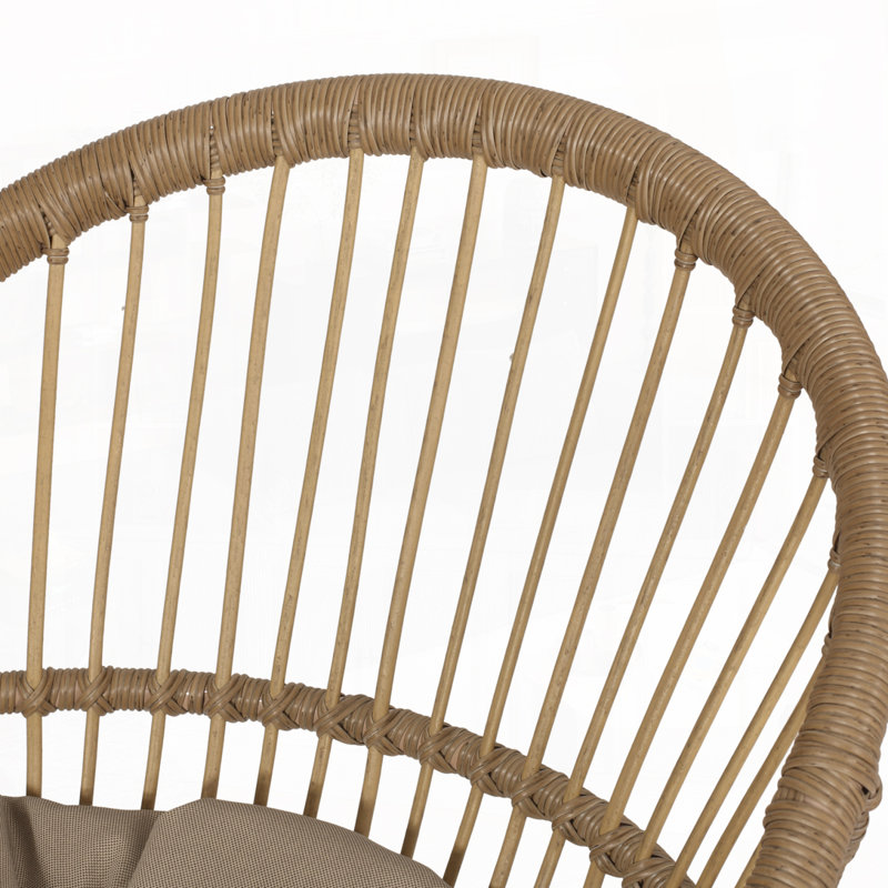 Chaise d'extérieur en osier Papasan