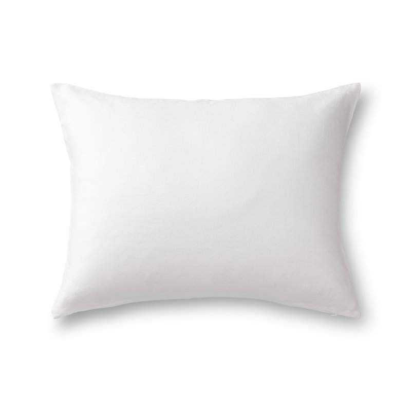 Linen Duvet Cover Set, King Duvet Cover + 2 King Shams, White